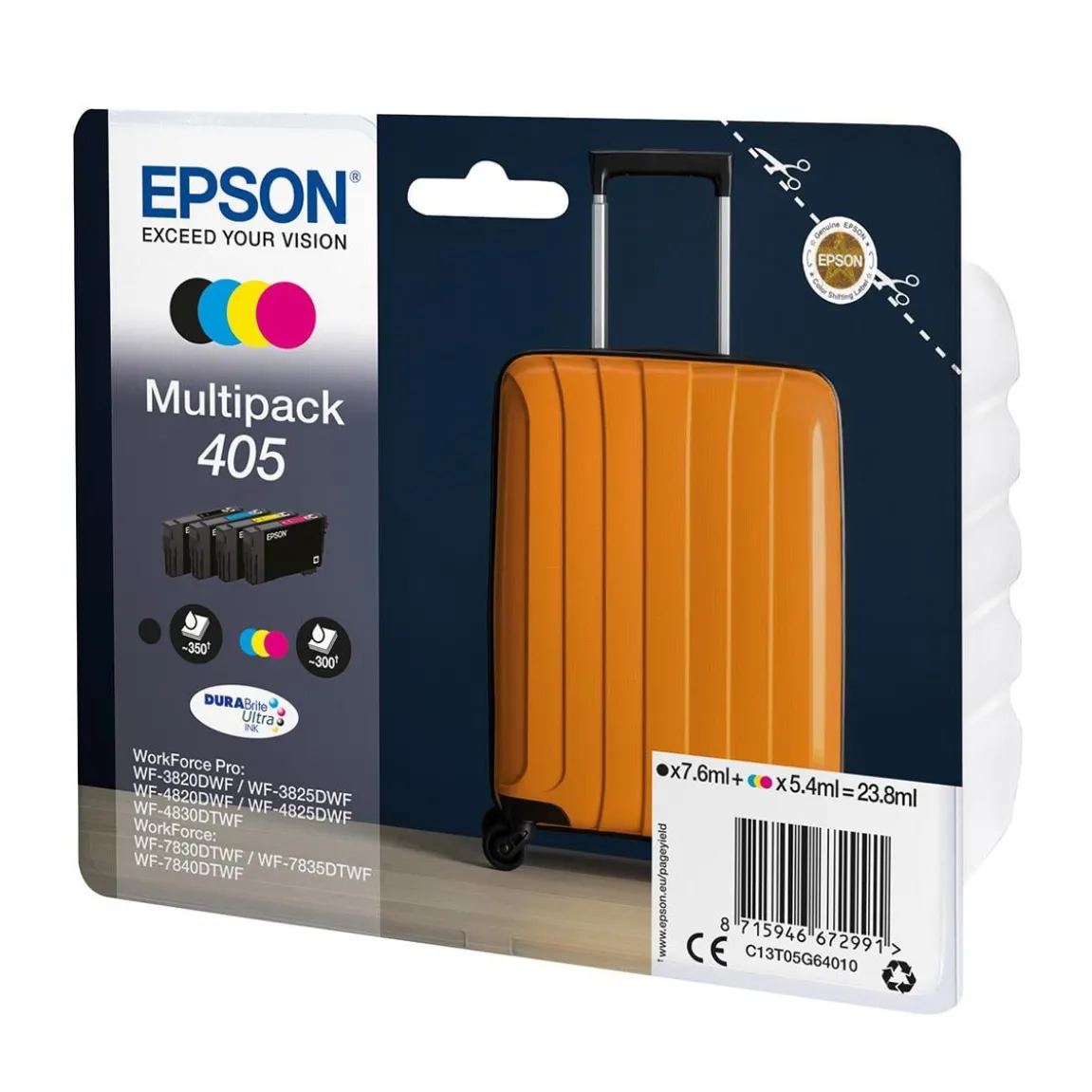 Bläckpatron Epson 405 Multipack C13T05G64010 CMYK