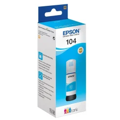 Bläckpatron Epson T104 7500 sidor C13T00P240 Cyan 65ml
