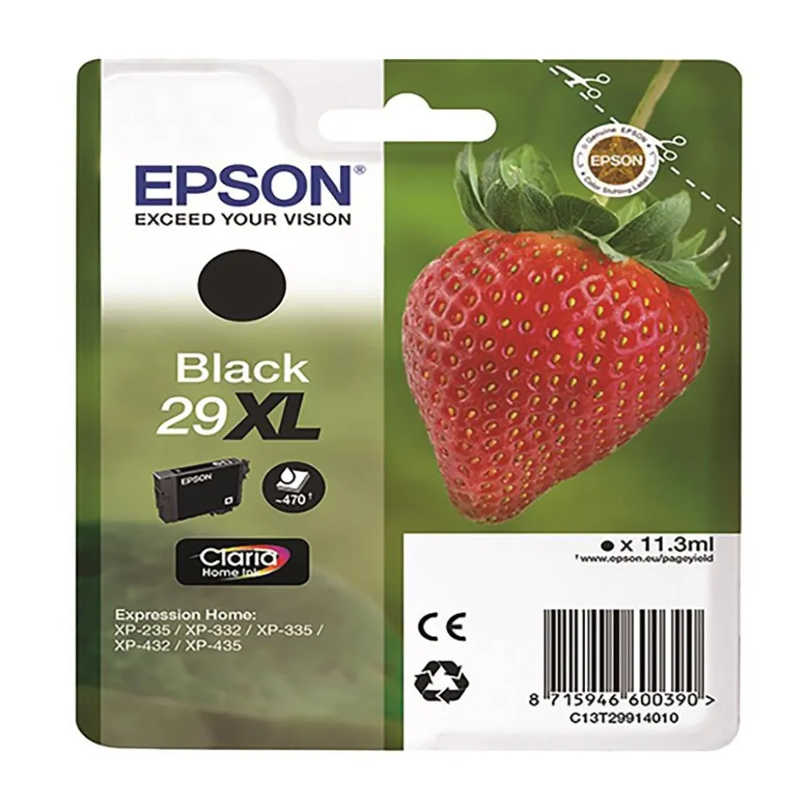 Bläckpatron Epson 29XL Svart