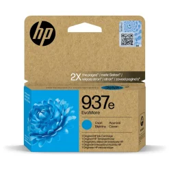 Bläckpatron HP 937e EvoMore XL 1650 Sidor 4S6W6NE#CE1 Cyan