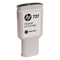 Bläckpatron HP 727 300ml Matt Svart