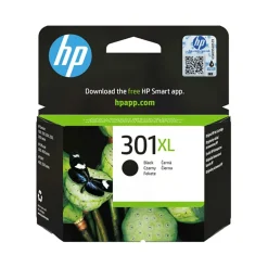 Bläckpatron HP No301XL 430 Sidor CH563EE Svart
