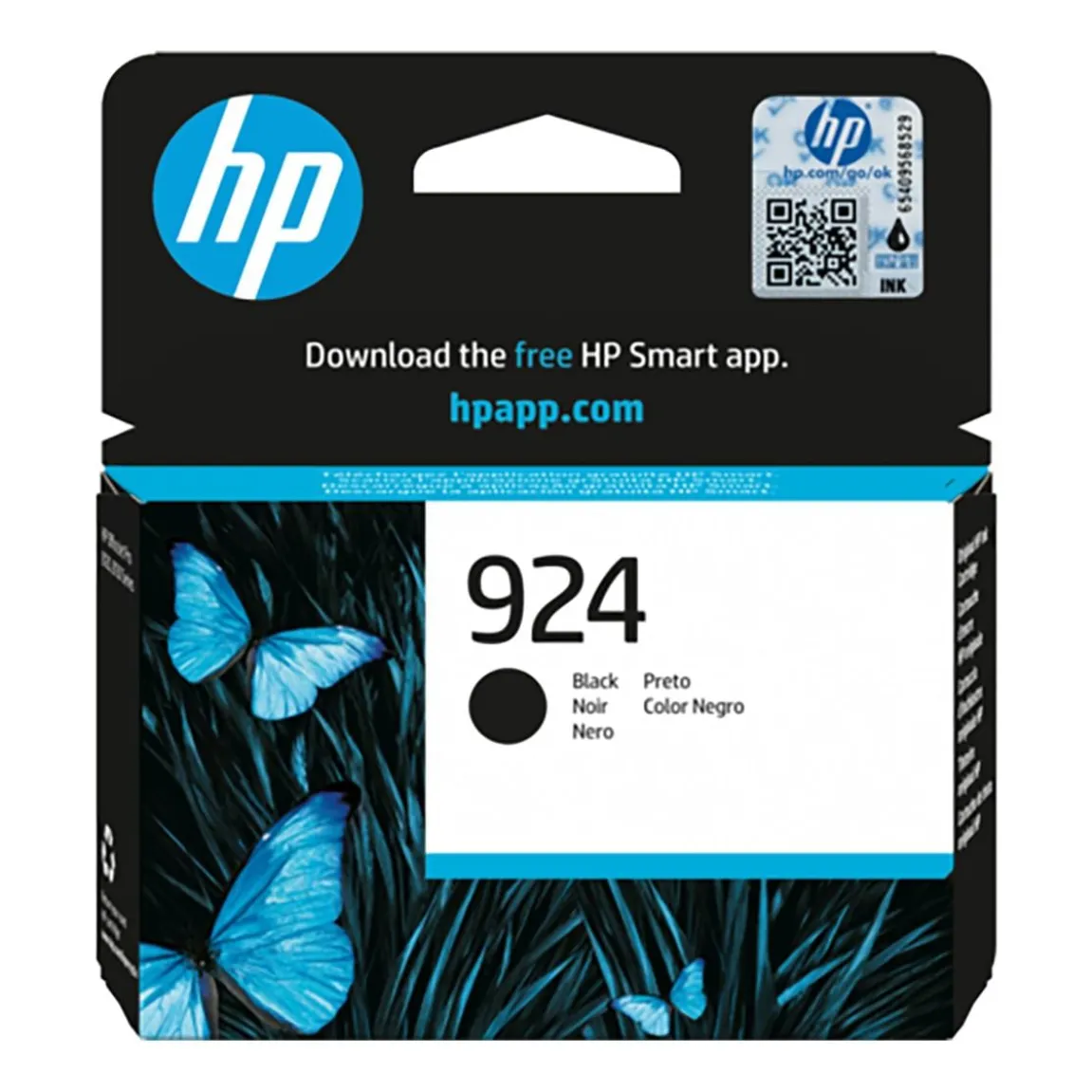 Bläckpatron HP 924 500 Sidor 4K0U6NE Svart