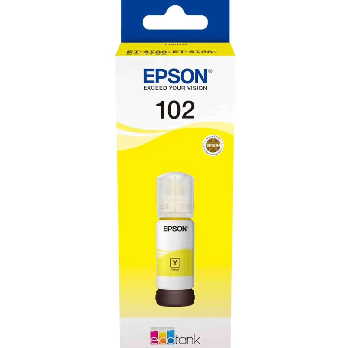 Bläckrefill Epson T102 6000 Sidor C13T03R440 Gul