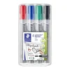 Blädderblockspenna Staedtler Lumocolor Rund 4-färger 2mm