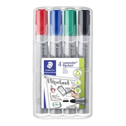 Blädderblockspenna Staedtler Lumocolor Rund 4-färger 2mm