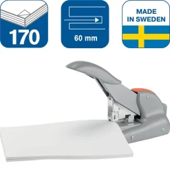 Blockhäftare Rapid Duax 170 Ark Silver