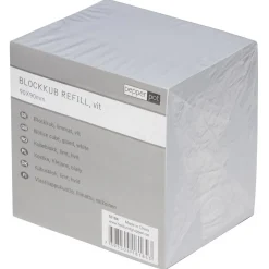 Blockkub Limmad Vit 90x90mm 850 Blad