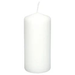 Blockljus Anton Paraffin 30h Vit 6x13,5cm