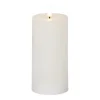 Blockljus LED Star Trading Flamme Flow Vit 75x175mm