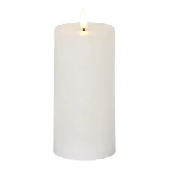 Blockljus LED Star Trading Flamme Flow Vit 75x175mm