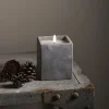 Blockljus Star Trading LED Flamme Cem Grå 11,5cm