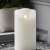 Blockljus Star Trading LED Twinkle Vit 75x150mm