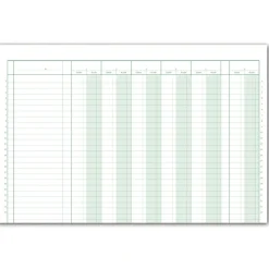 Bokföringsbok 11 Dubbel- /5 Enkelkolumner 48 Sidor 380x250mm