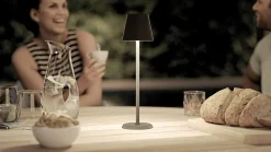Bordslampa LED Securit Feline Svart