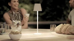 Bordslampa LED Securit Feline Vit