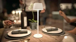 Bordslampa LED Securit Georgina Vit