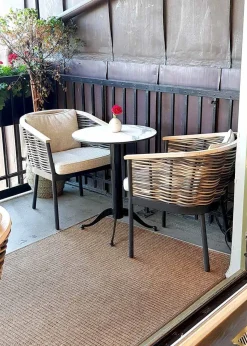 Bordsskiva Stable Table Brown Wood Ø60cm