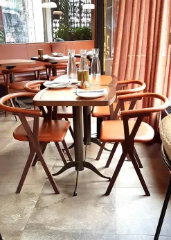 Bordsskiva Stable Table White Marble Ø70cm