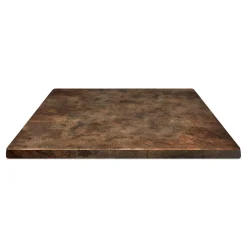 Bordsskiva Werzalit Rustbrown 70x70cm