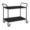 Bordsvagn 2 Plan Med Broms Svart 900x440mm
