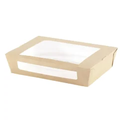 Box rektang med fönster 200x155x45mm 1200ml