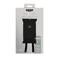 Brandfilt Housegard Design Edition Svart 120x180cm