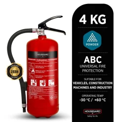 Brandsläckare Housegard Pulver Röd 4kg