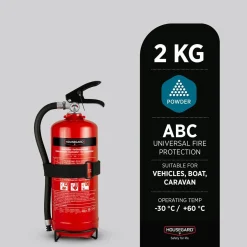 Brandsläckare Housegard Pulver Röd 2kg