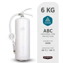 Brandsläckare Housegard Pulver Vit 6kg