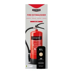 Brandsläckare Housegard Skum PFAS-fri 27A 144B Röd 6L