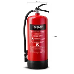 Brandsläckare Housegard Vatten PFAS-fri 55A Röd 9L
