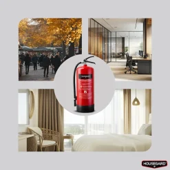 Brandsläckare Housegard Vatten PFAS-fri 55A Röd 9L