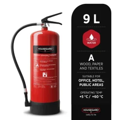 Brandsläckare Housegard Vattensläckare 27A Röd 9L