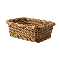 Brödkorg Rektangulär PP Brun 37,5x28x13cm