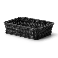 Brödkorg Rektangulär PP Svart 36x27,5x9cm