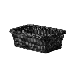 Brödkorg Rektangulär PP Svart 37,5x28x13cm