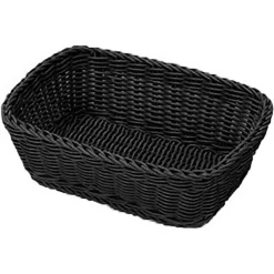 Brödkorg Rektangulär Svart 31x21cm