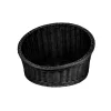 Brödkorg Rund PP Svart Ø36x20/10cm