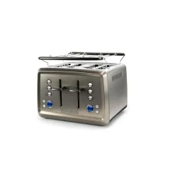 Brödrost Black+Decker 4-Slice Brushed