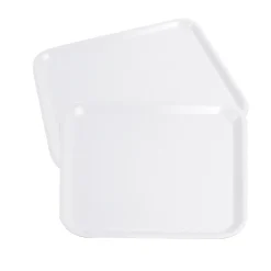 Bricka vit laminat 36x28cm