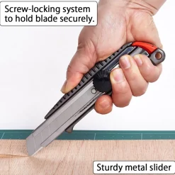 Brytbladskniv NT-Cutter L-500GP Stålförstärkt 18mm