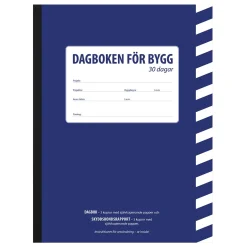 Byggdagbok 30-Dagars A4