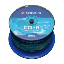 CD-R Verbatim 52x cakebox 700MB