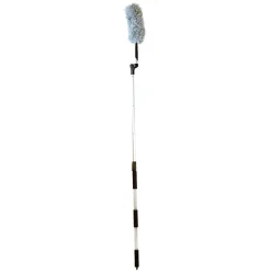 Dammvippa One-Touch teleskop lång grå 139-206 cm