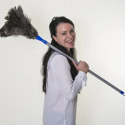 Dammvippa strutsfjäder teleskop 160cm