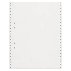Datapapper 210x12'' 70 gr hålat
