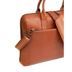 Datorväska Minori Skinn Cognac 15