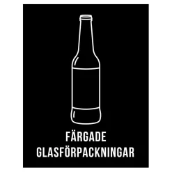 Dekal Nordex Självhäftande Färgat Glas