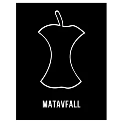 Dekal Nordex Självhäftande Matavfall